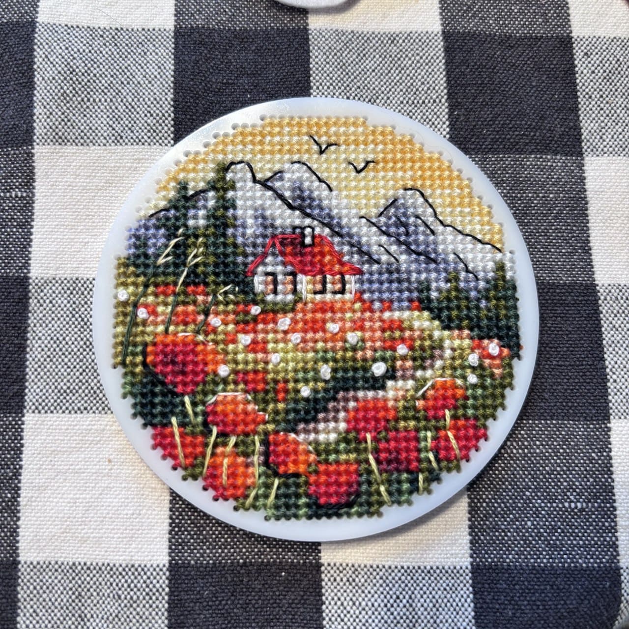 Вышивка окончена