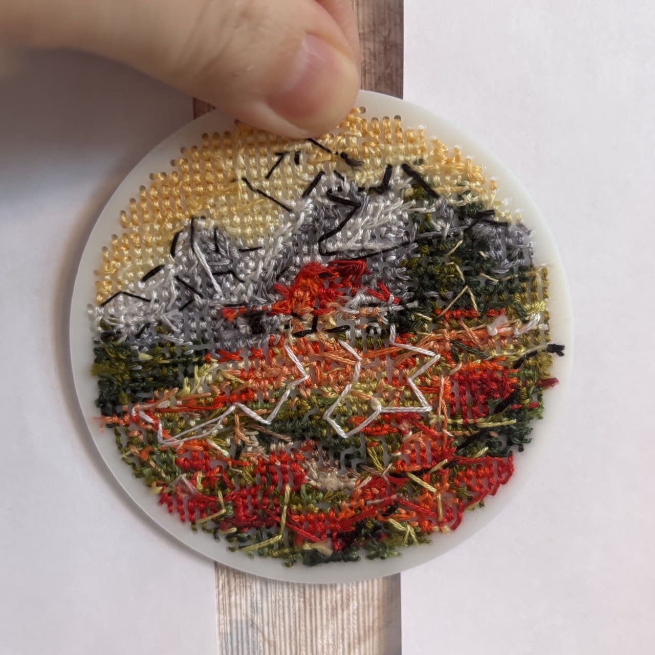 Изнанка вышивки